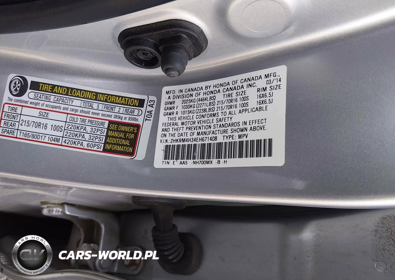 2014 Honda Cr-V Lx VIN:2HKRM4H34EH671408 - 9