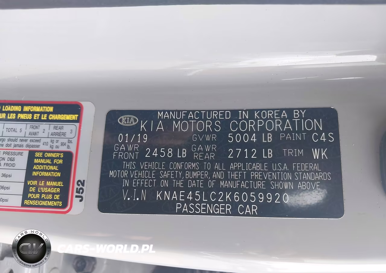 2019 Kia Stinger Gt1 VIN:KNAE45LC2K6059920 - 9