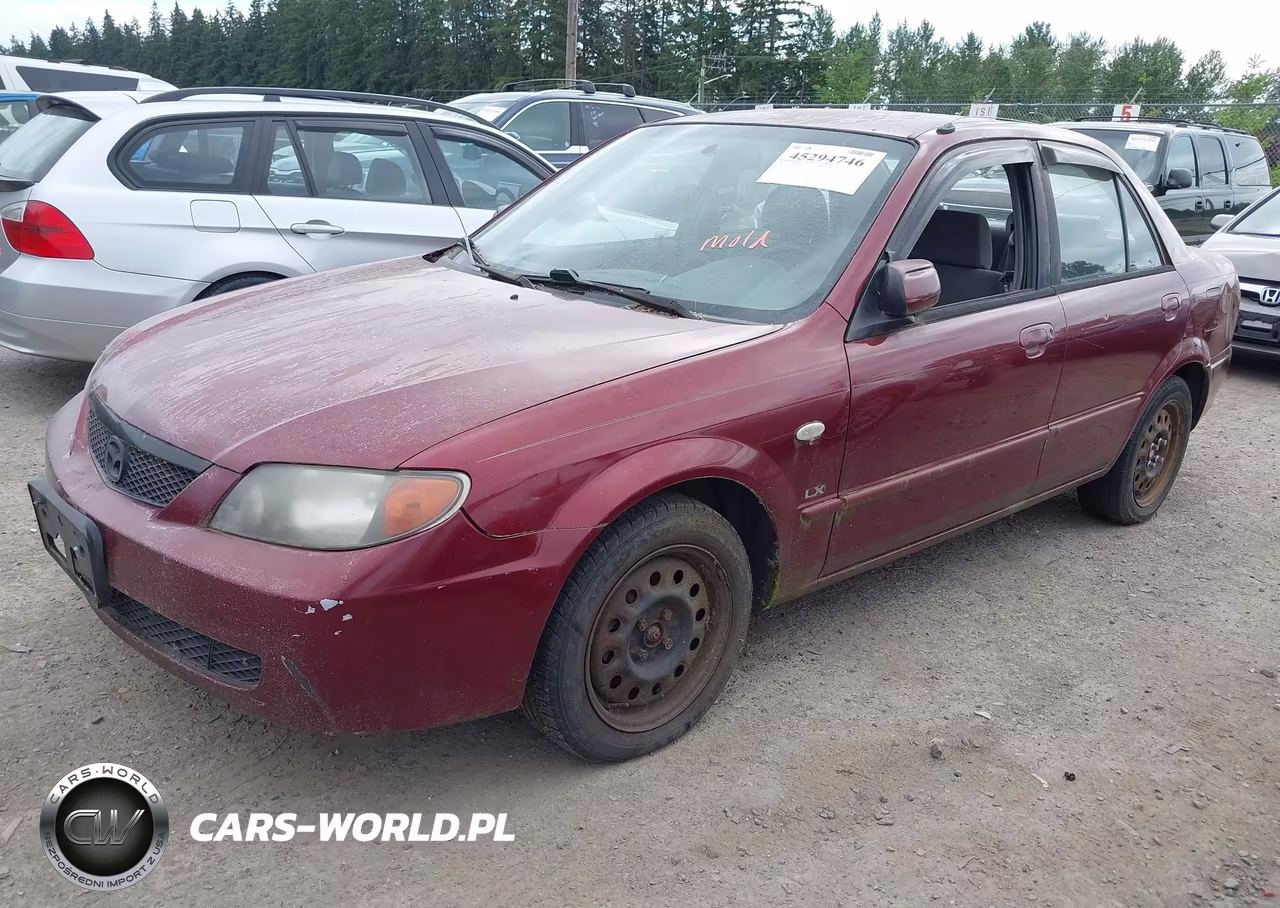 2002 Mazda Protege Dx-Es-Lx VIN:JM1BJ225621617488 - 2
