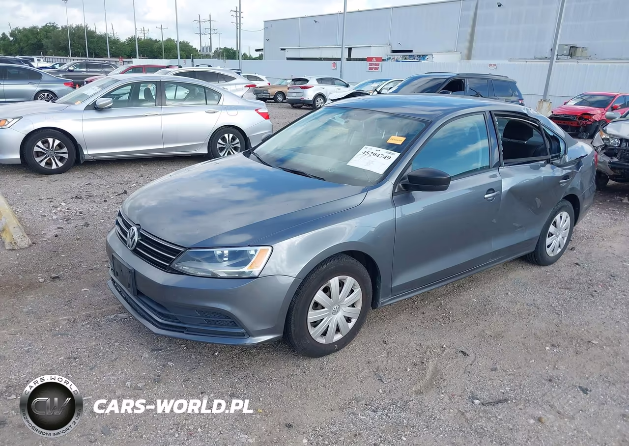 2015 Volkswagen Jetta 2.0L S VIN:3VW2K7AJ4FM406353 - 2