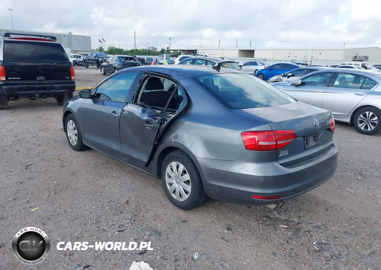 2015 Volkswagen Jetta 2.0L S VIN:3VW2K7AJ4FM406353 - 3