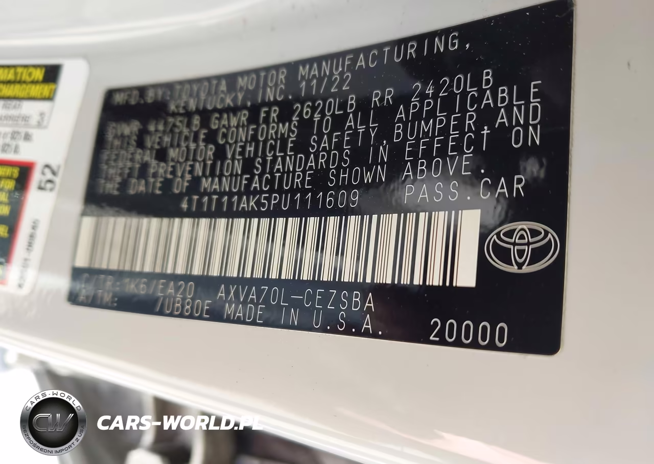 2023 Toyota Camry Se VIN:4T1T11AK5PU111609 - 9