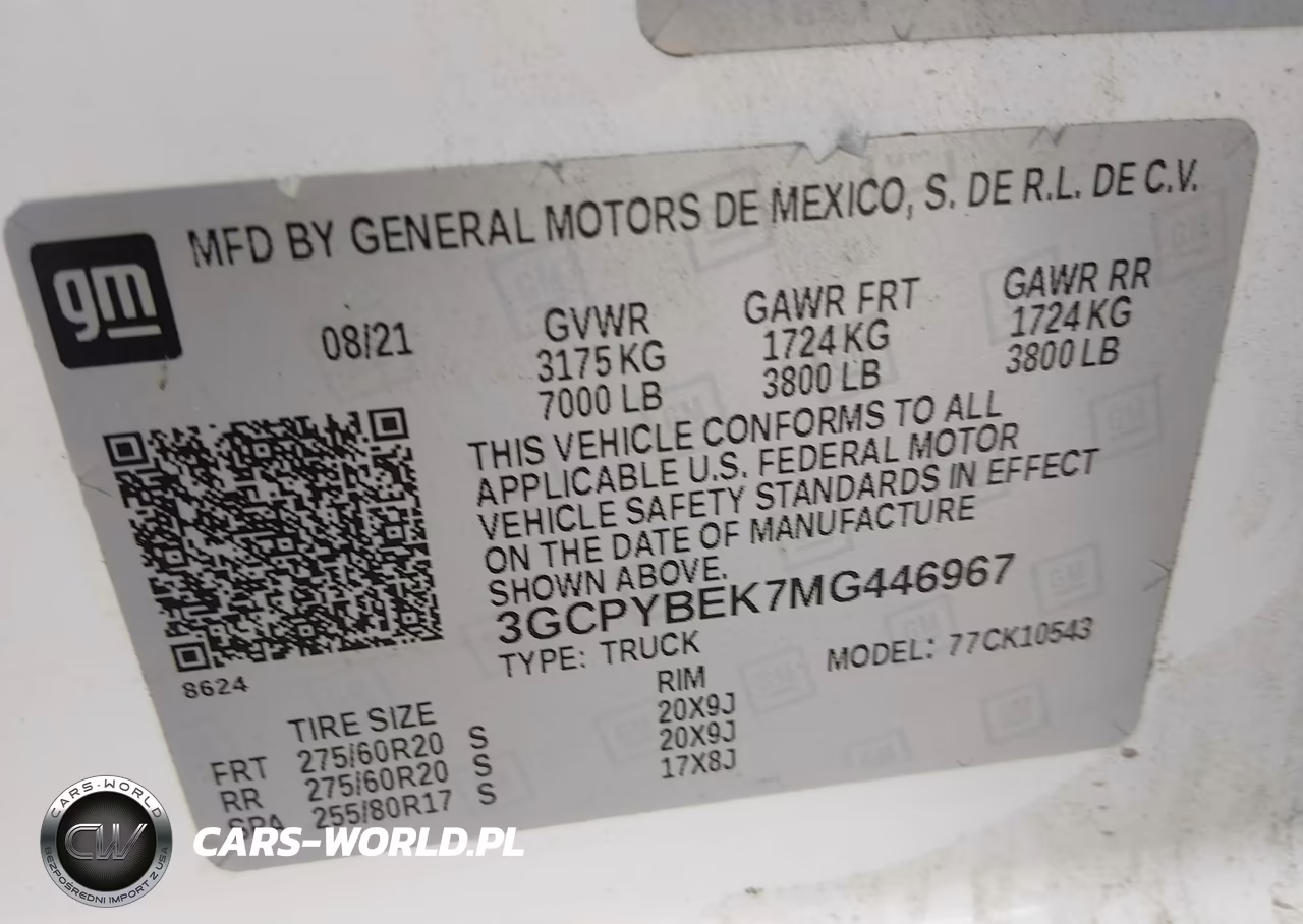 2021 Chevrolet Silverado 1500 4Wd Short Bed Custom VIN:3GCPYBEK7MG446967 - 9
