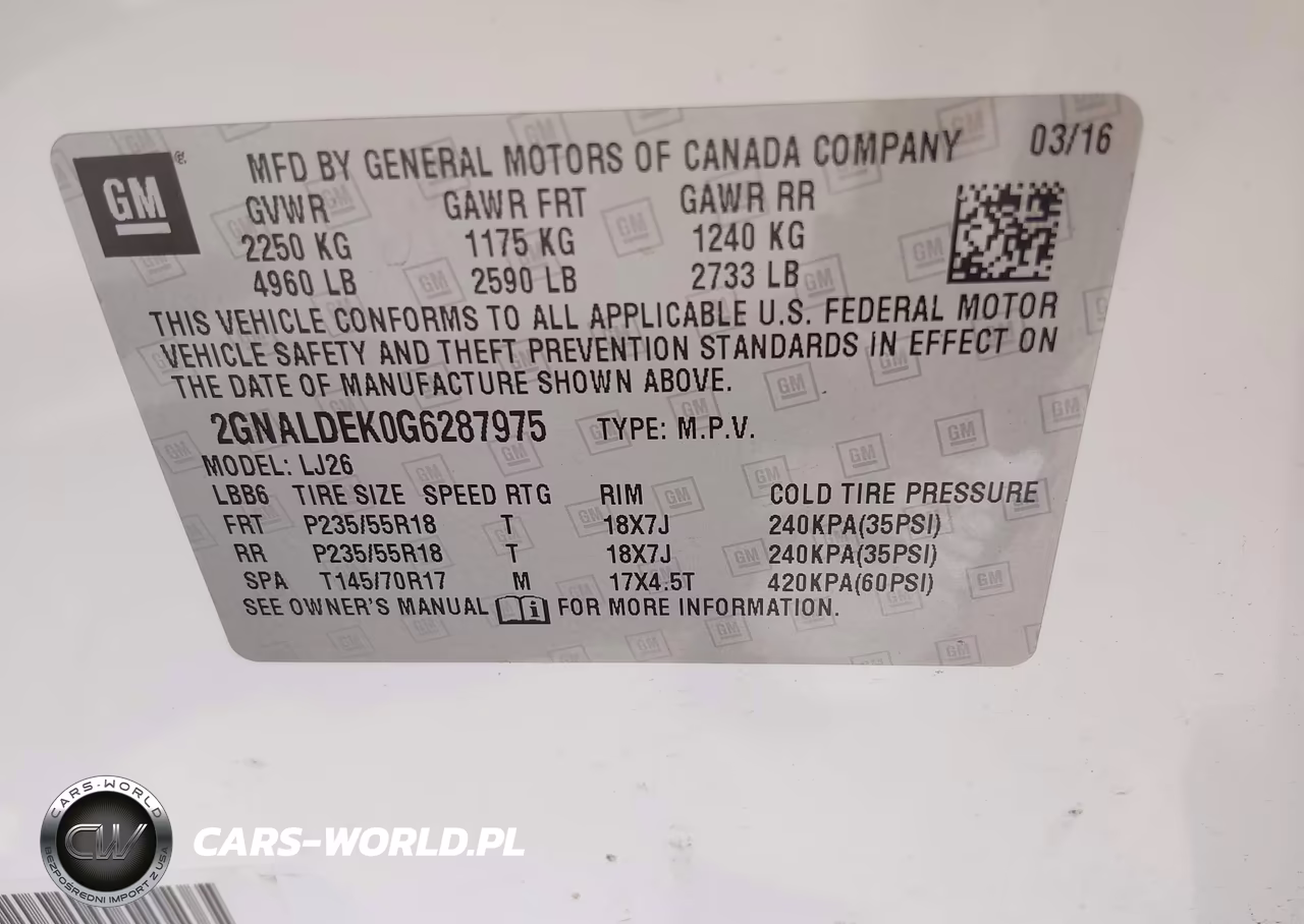 2016 Chevrolet Equinox Ltz VIN:2GNALDEK0G6287975 - 9