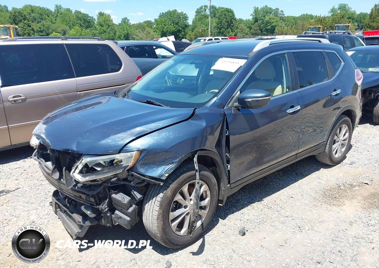 2015 Nissan Rogue Sv VIN:5N1AT2ML7FC784286 - 2