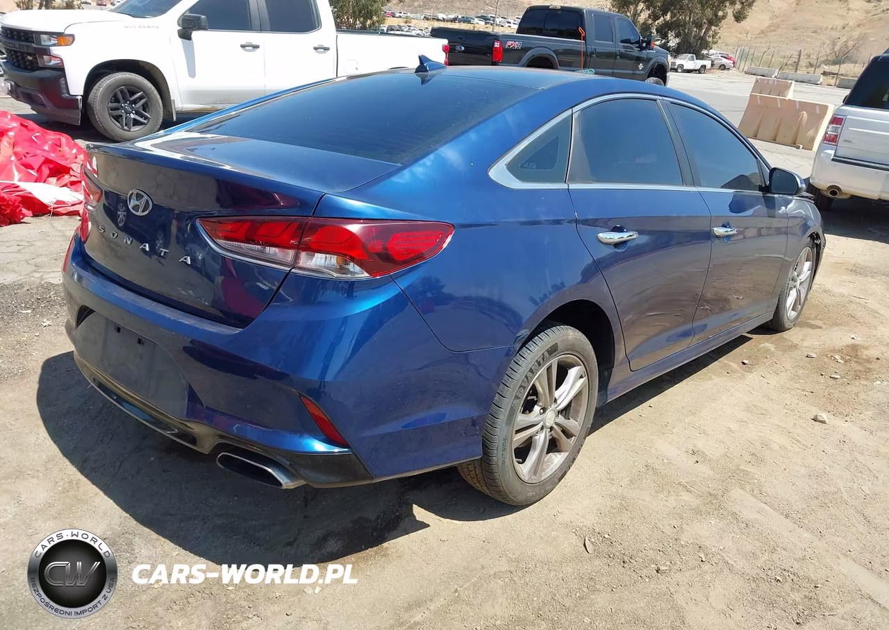 2019 Hyundai Sonata Sel VIN:5NPE34AF9KH768489 - 4