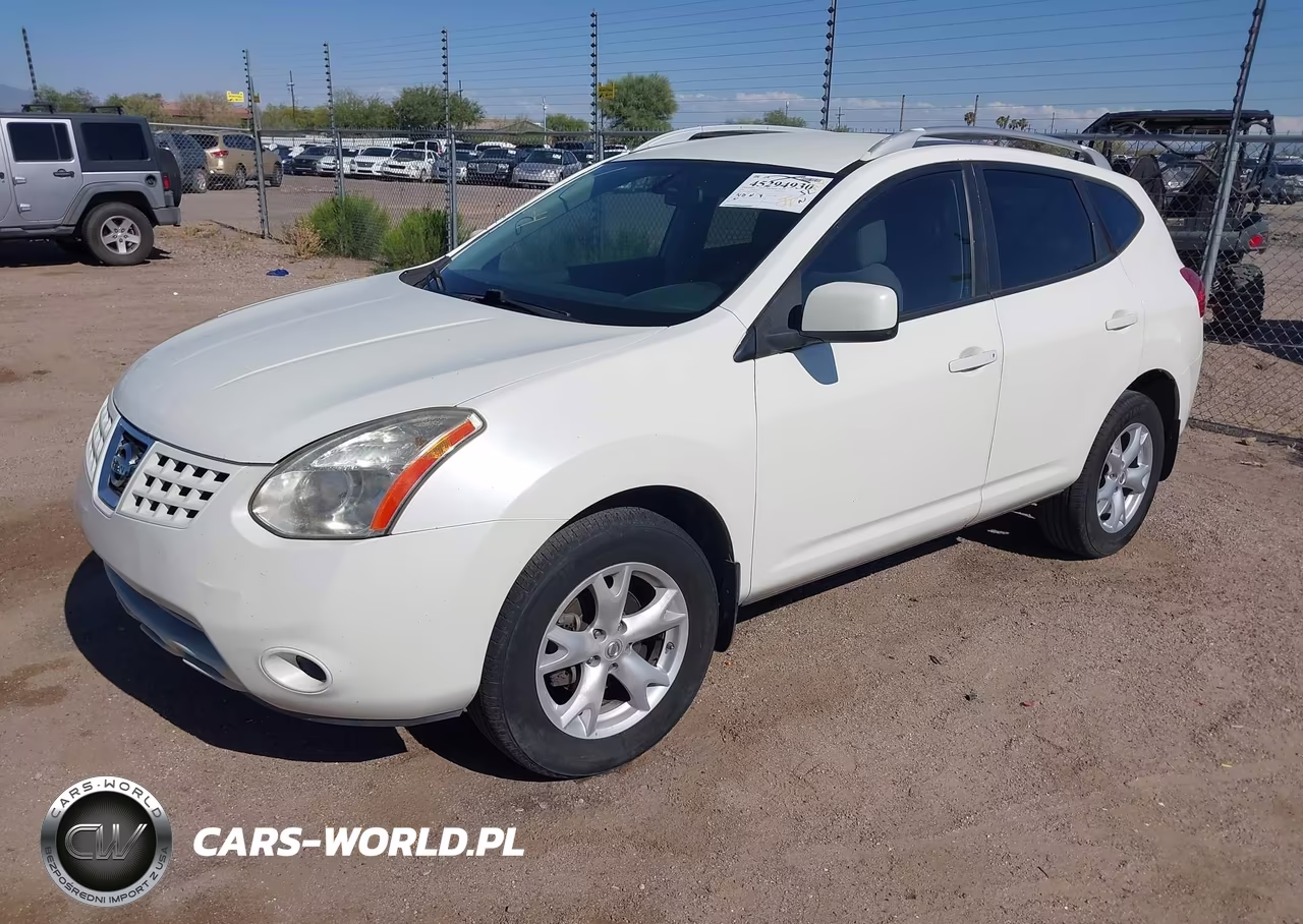 2008 Nissan Rogue Sl VIN:JN8AS58TX8W025933 - 2