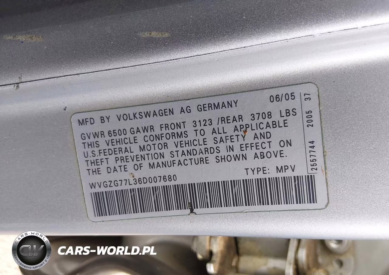 2006 Volkswagen Touareg V6 VIN:WVGZG77L36D007680 - 9