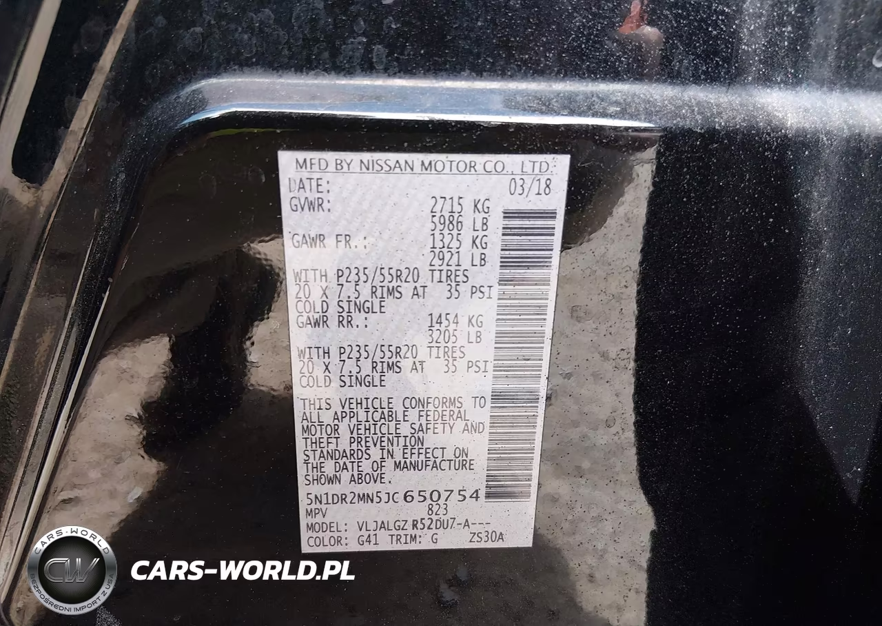 2018 Nissan Pathfinder Sl VIN:5N1DR2MN5JC650754 - 9