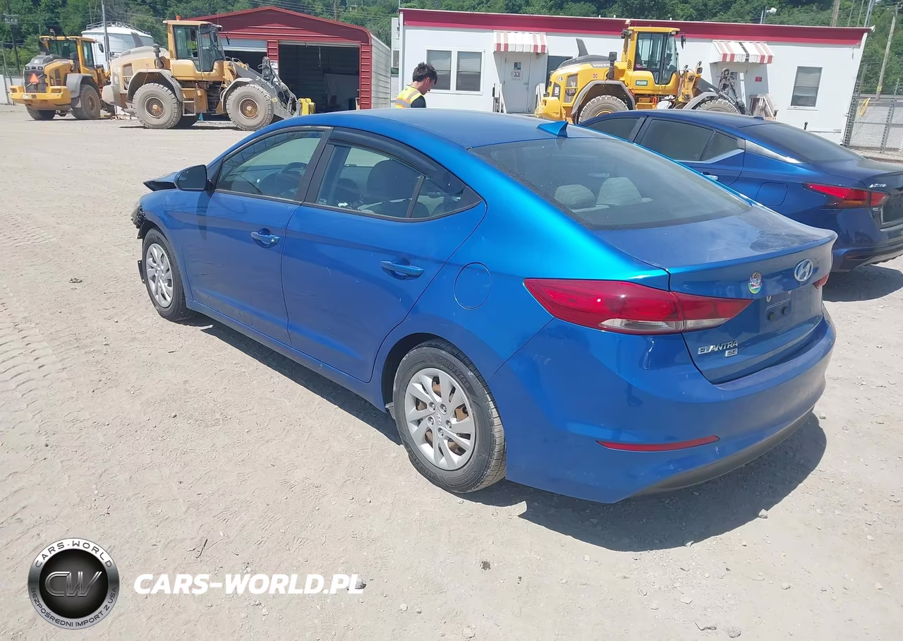 2017 Hyundai Elantra Se VIN:5NPD74LF1HH212702 - 3