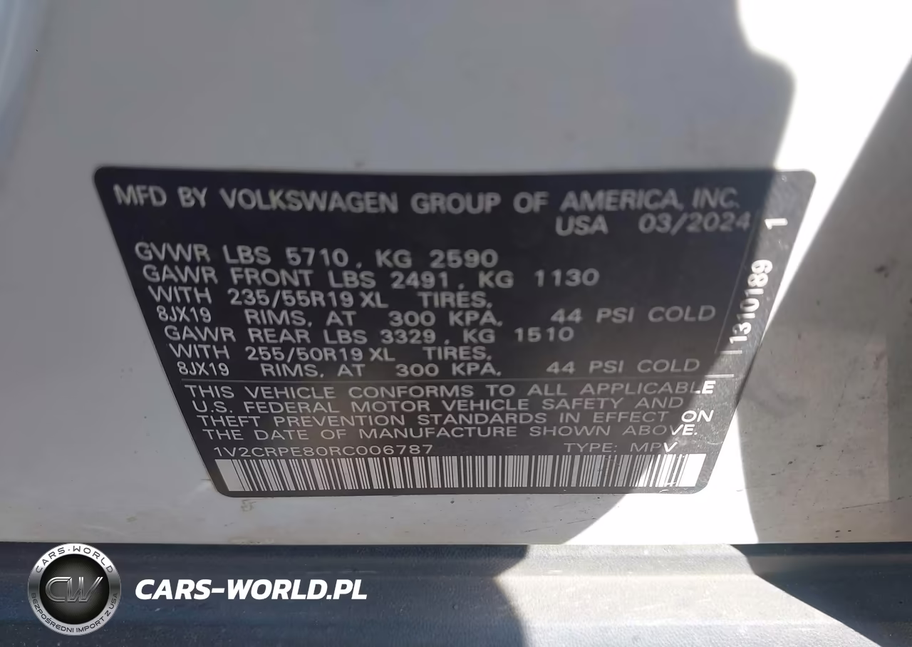2024 Volkswagen Id.4 Pro VIN:1V2CRPE80RC006787 - 9