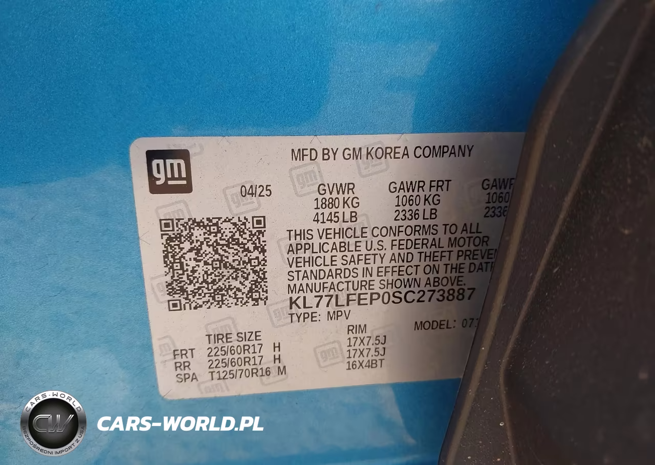 2025 Chevrolet Trax Fwd Ls VIN:KL77LFEP0SC273887 - 9