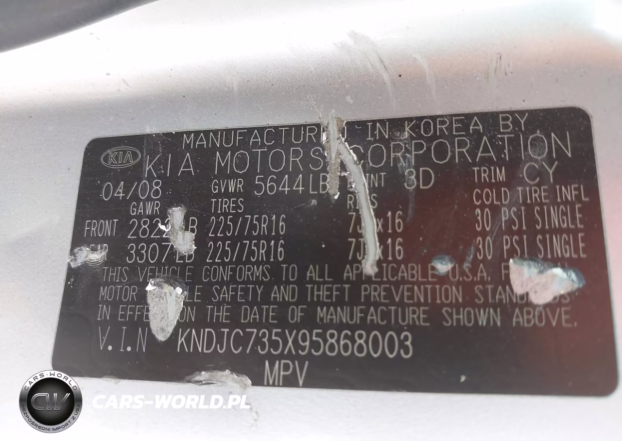2009 Kia Sorento Lx VIN:KNDJC735X95868003 - 9