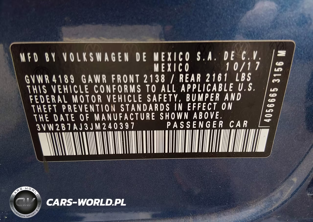 2018 Volkswagen Jetta 1.4T S VIN:3VW2B7AJ3JM240397 - 9
