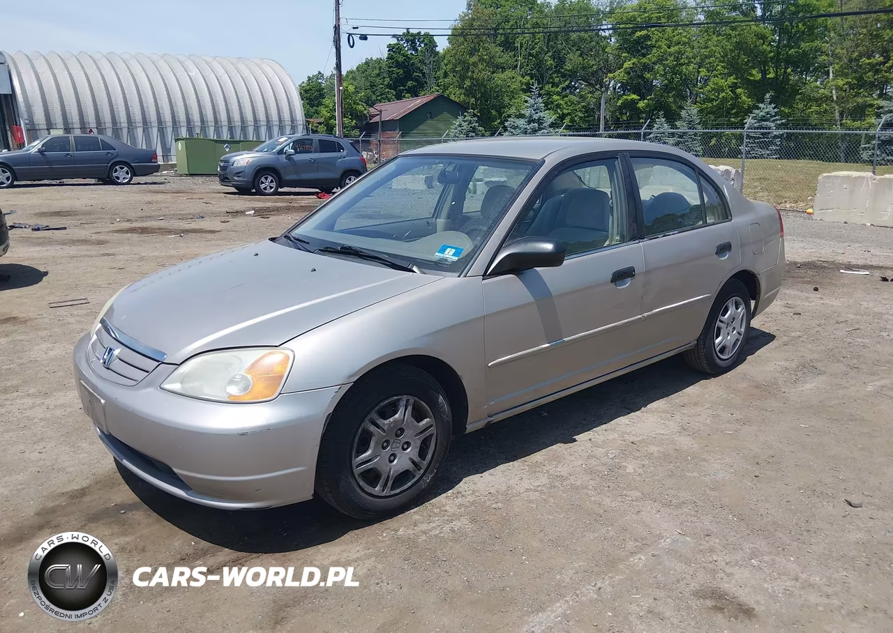 2001 Honda Civic Lx VIN:2HGES16561H601064 - 2