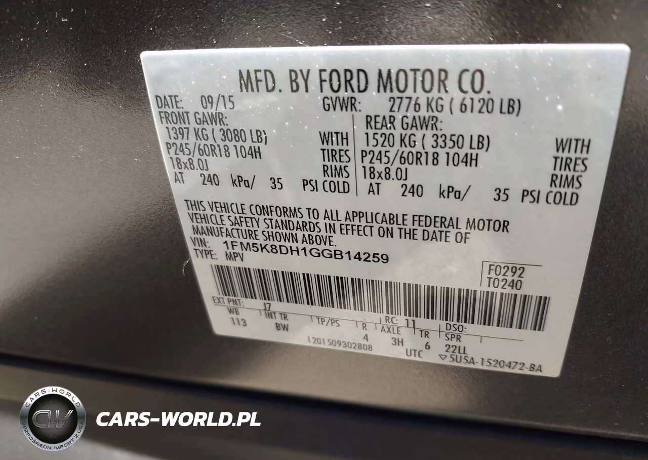 2016 Ford Explorer Xlt VIN:1FM5K8DH1GGB14259 - 9