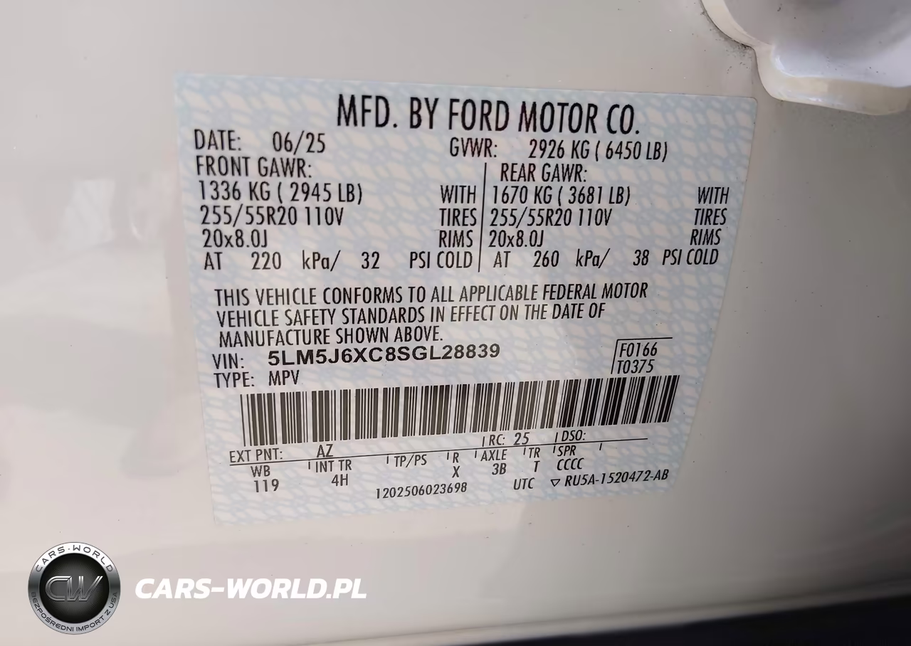 2025 Lincoln Aviator Premiere VIN:5LM5J6XC8SGL28839 - 9