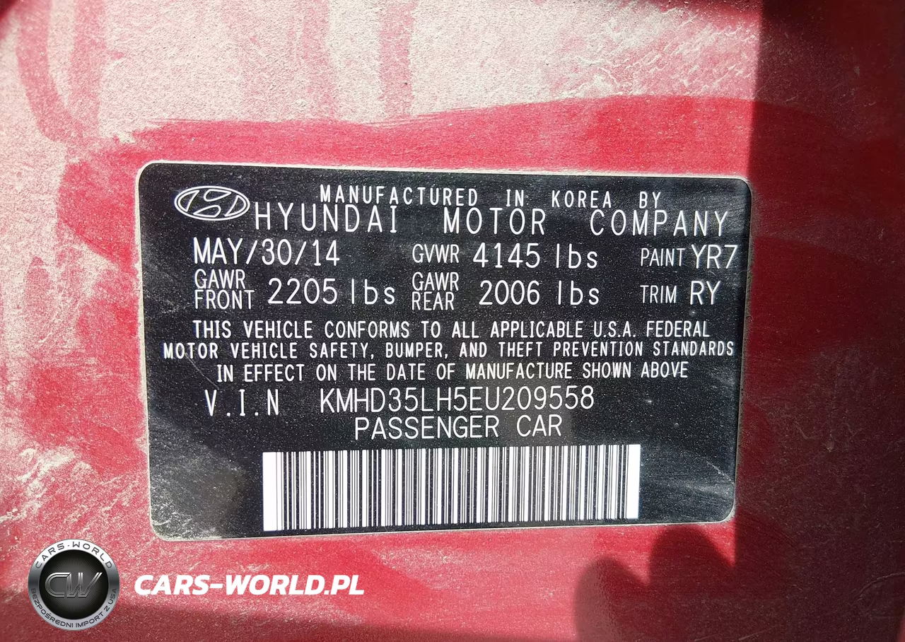 2014 Hyundai Elantra Gt VIN:KMHD35LH5EU209558 - 9