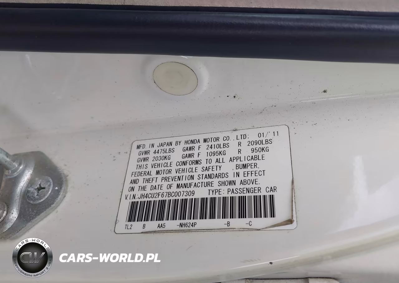 2011 Acura Tsx 2.4 VIN:JH4CU2F67BC007309 - 9