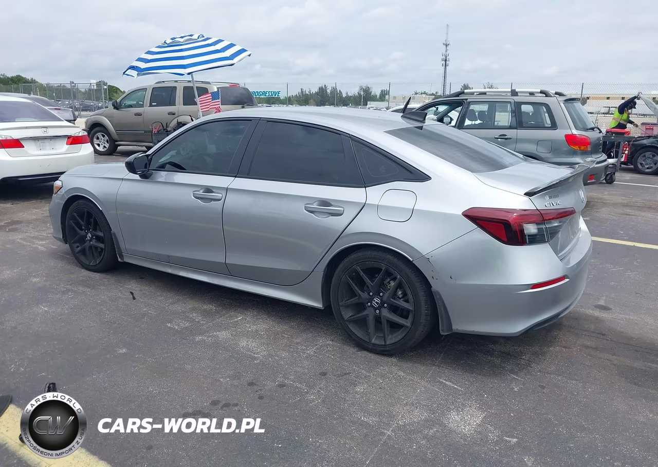 2025 Honda Civic Sport VIN:2HGFE2F56SH580557 - 3