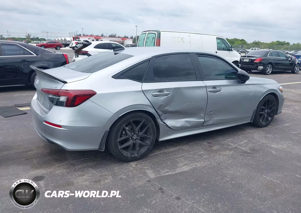2025 Honda Civic Sport VIN:2HGFE2F56SH580557 - 4