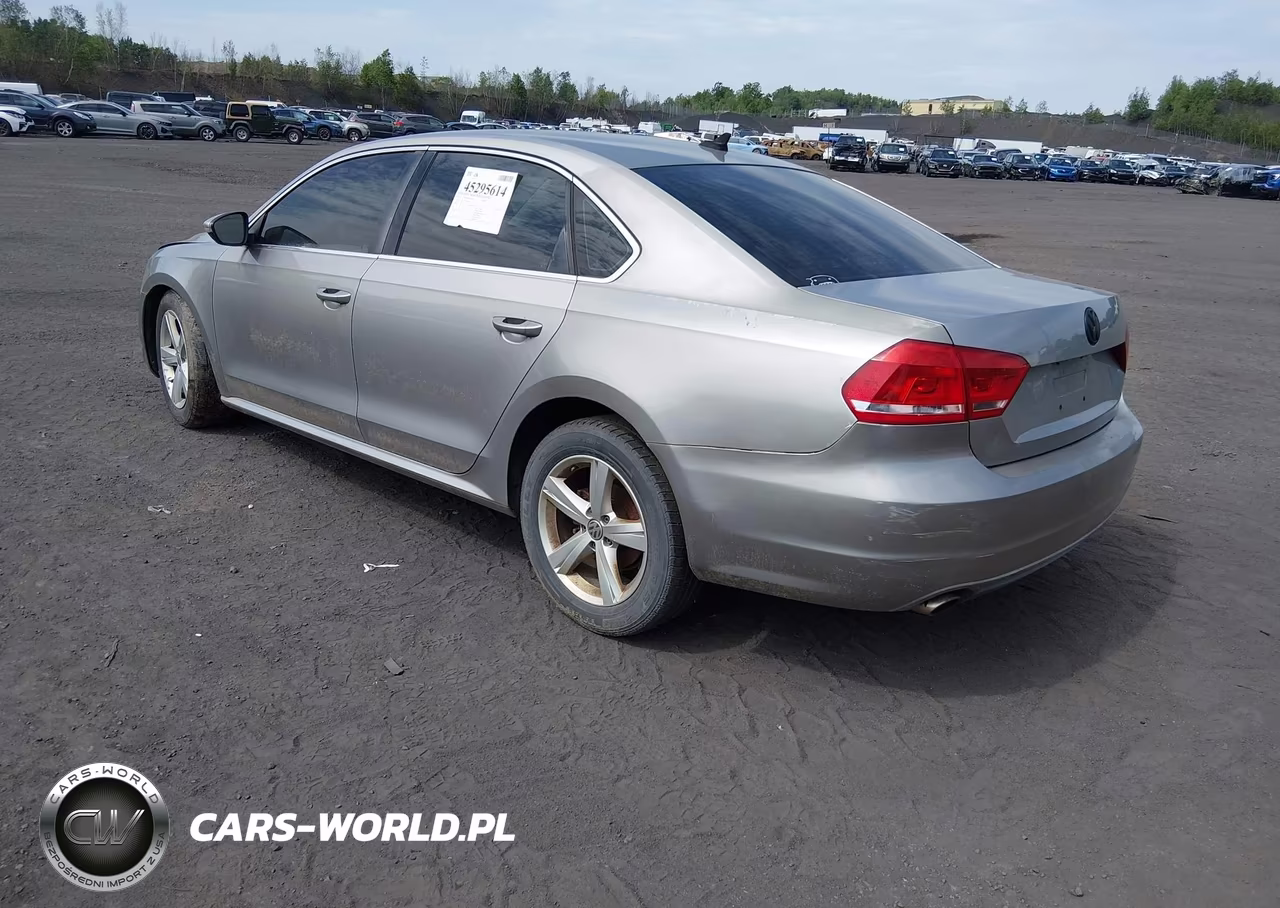 2012 Volkswagen Passat 2.5L Se VIN:1VWBP7A33CC003237 - 3