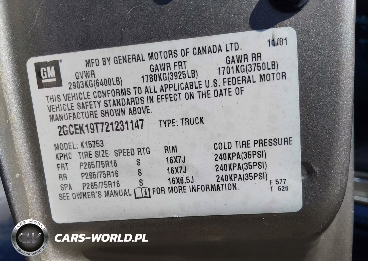 2002 Chevrolet Silverado 1500 Ls VIN:2GCEK19T721231147 - 9