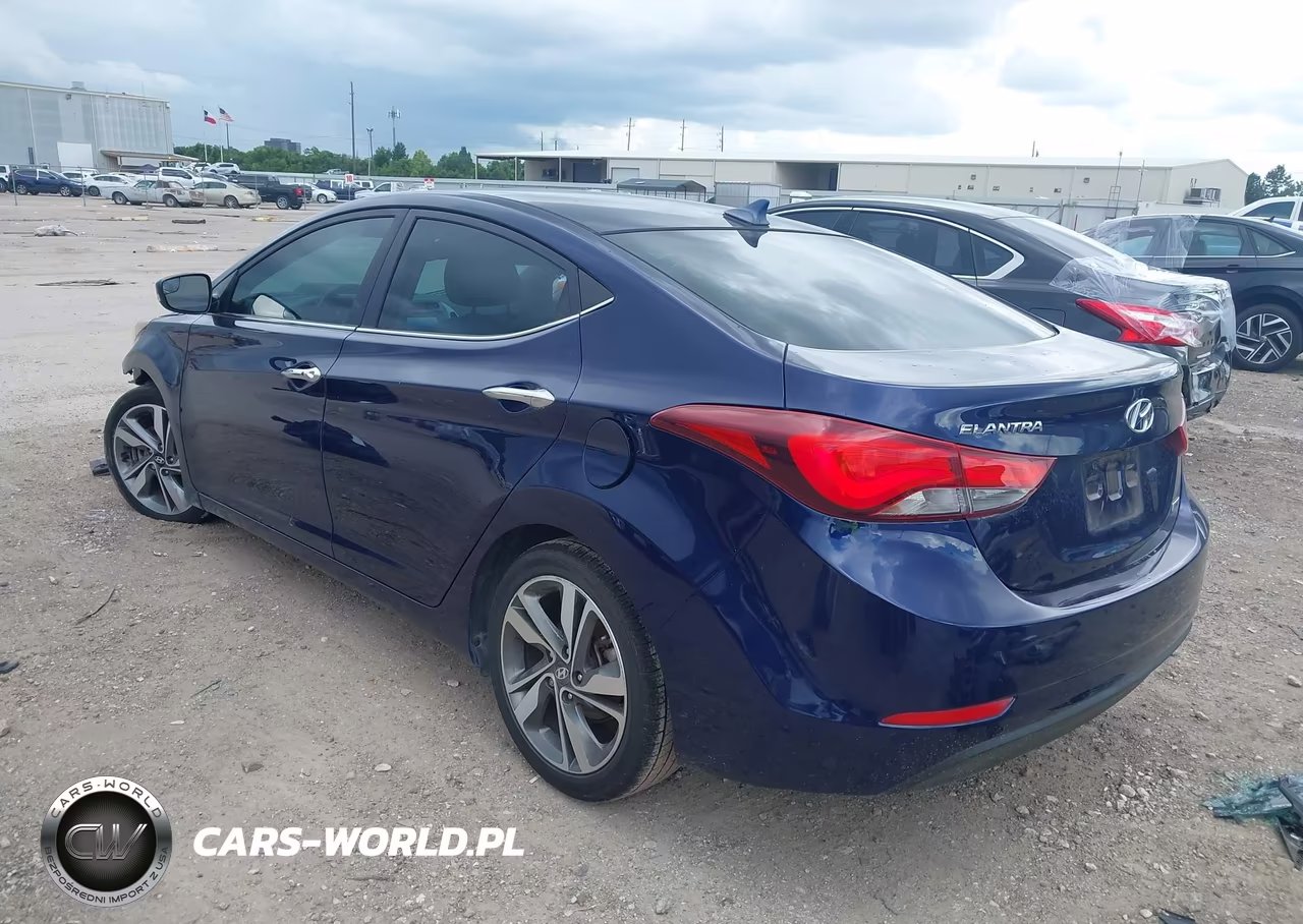 2014 Hyundai Elantra Limited VIN:5NPDH4AE6EH483404 - 3