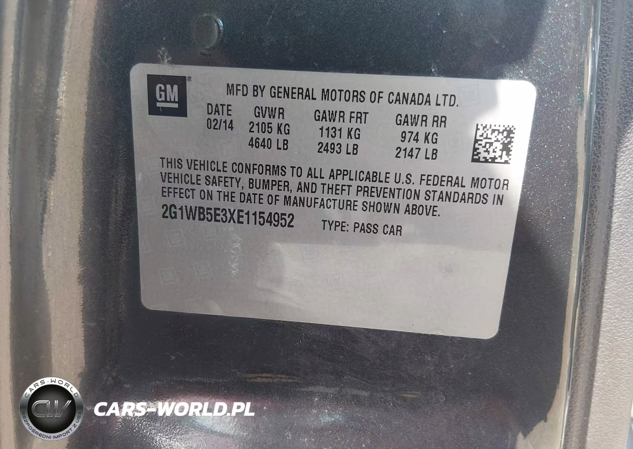 2014 Chevrolet Impala Limited Lt VIN:2G1WB5E3XE1154952 - 9