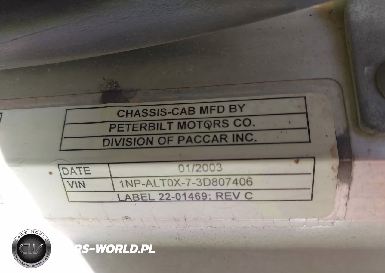 2003 Peterbilt 357 VIN:1NPALT0X73D807406 - 8
