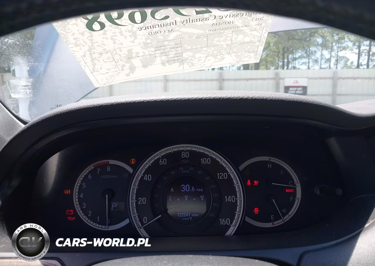 2017 Honda Accord Ex-L VIN:1HGCR2F97HA248600 - 7