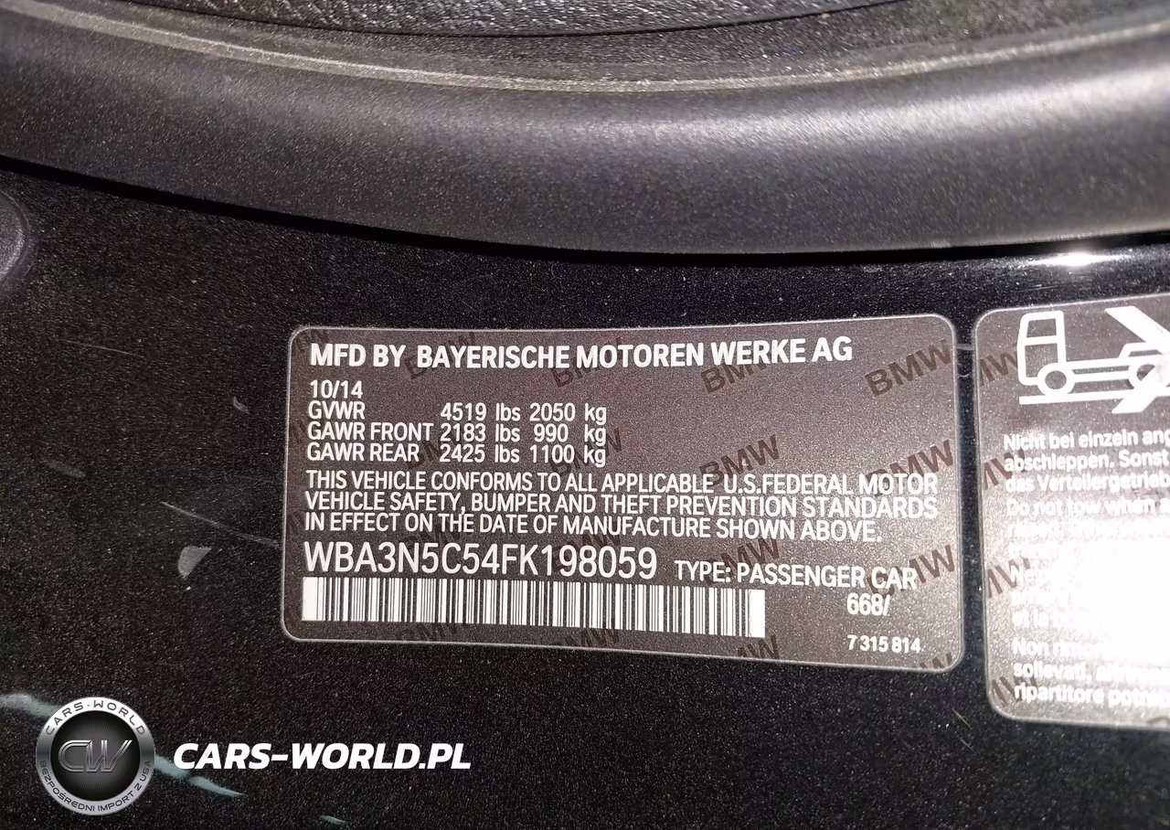 2015 BMW 428I xDrive VIN:WBA3N5C54FK198059 - 9