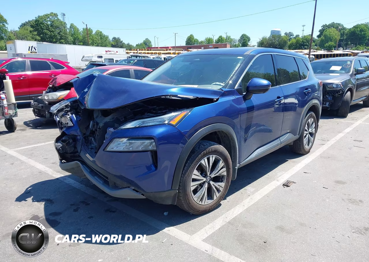 2021 Nissan Rogue Sv Fwd VIN:JN8AT3BA4MW011349 - 2