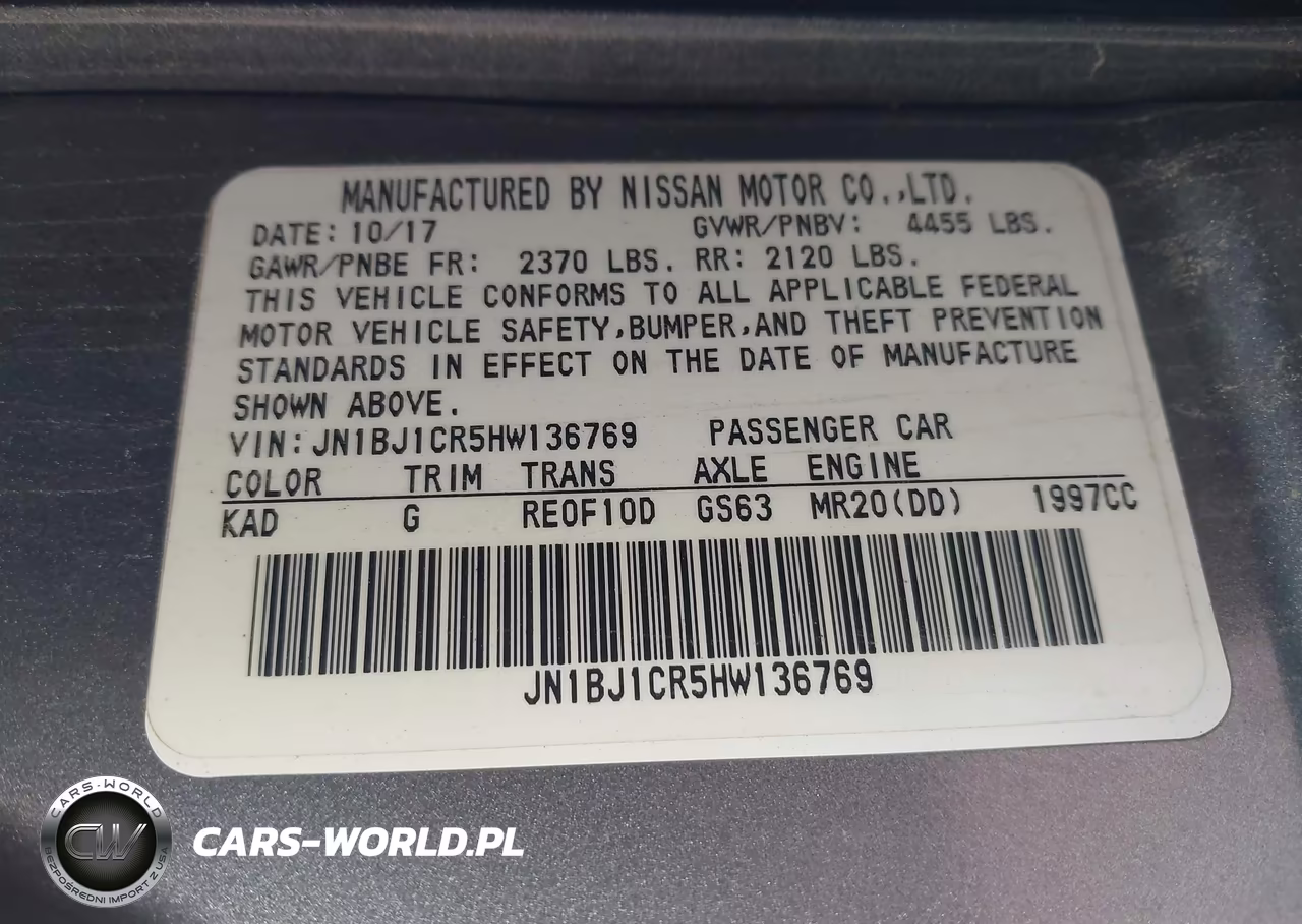 2017 Nissan Rogue Sport Sv VIN:JN1BJ1CR5HW136769 - 9