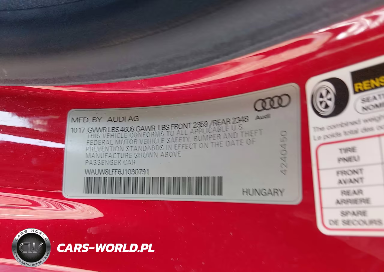 2018 Audi A3 2.0T Premium VIN:WAUW8LFF6J1030791 - 9