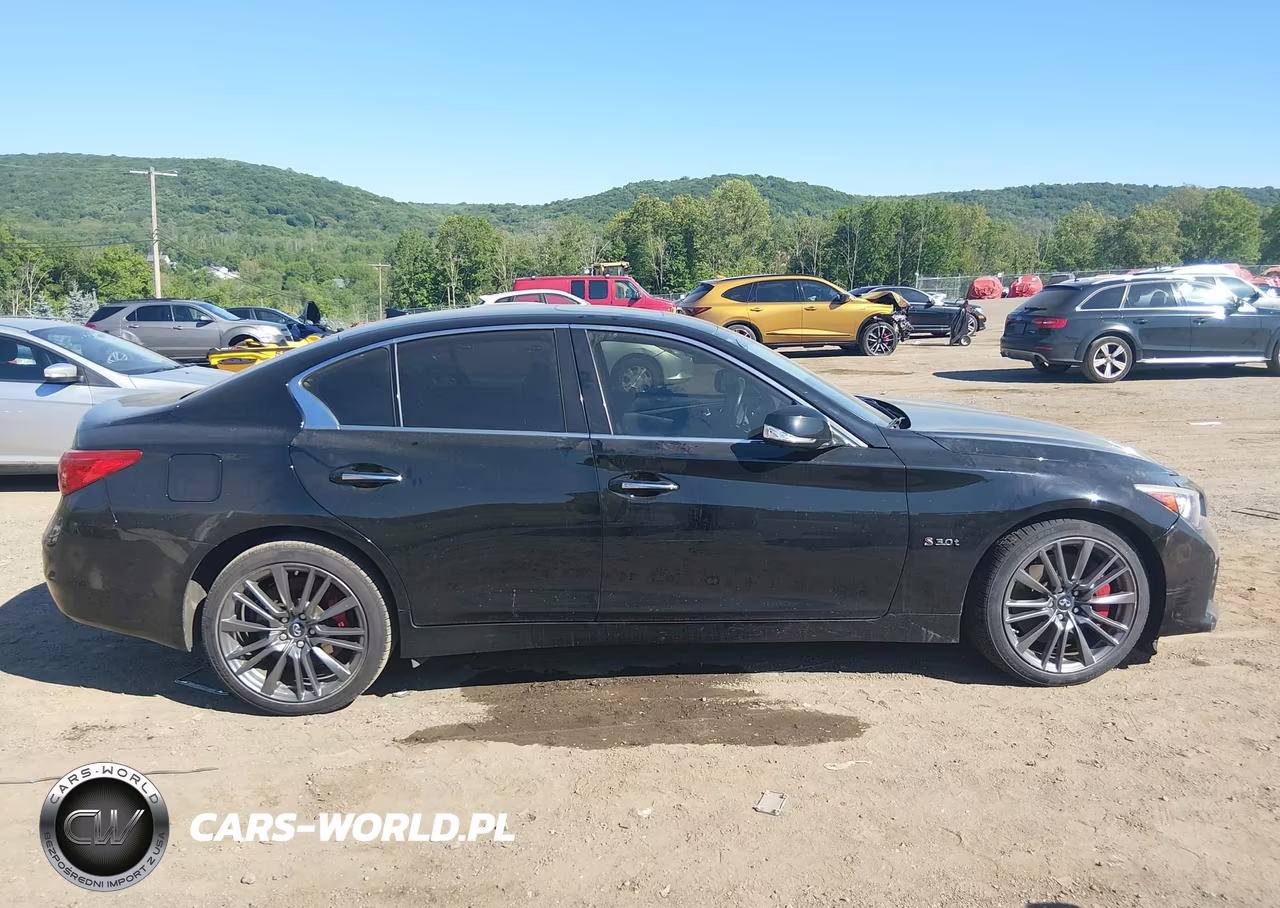 2017 Infiniti Q50 3.0T Red Sport 400 VIN:JN1FV7AR8HM870412 - 13