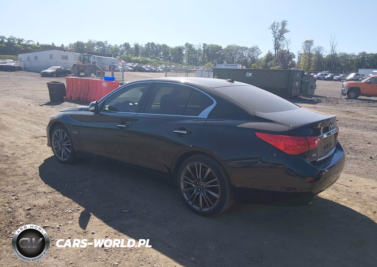 2017 Infiniti Q50 3.0T Red Sport 400 VIN:JN1FV7AR8HM870412 - 3