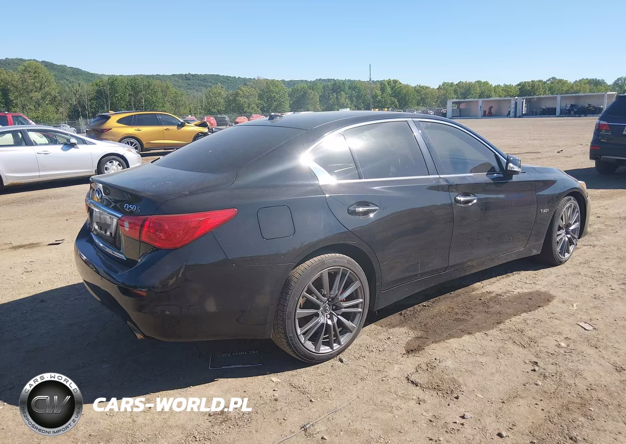 2017 Infiniti Q50 3.0T Red Sport 400 VIN:JN1FV7AR8HM870412 - 4