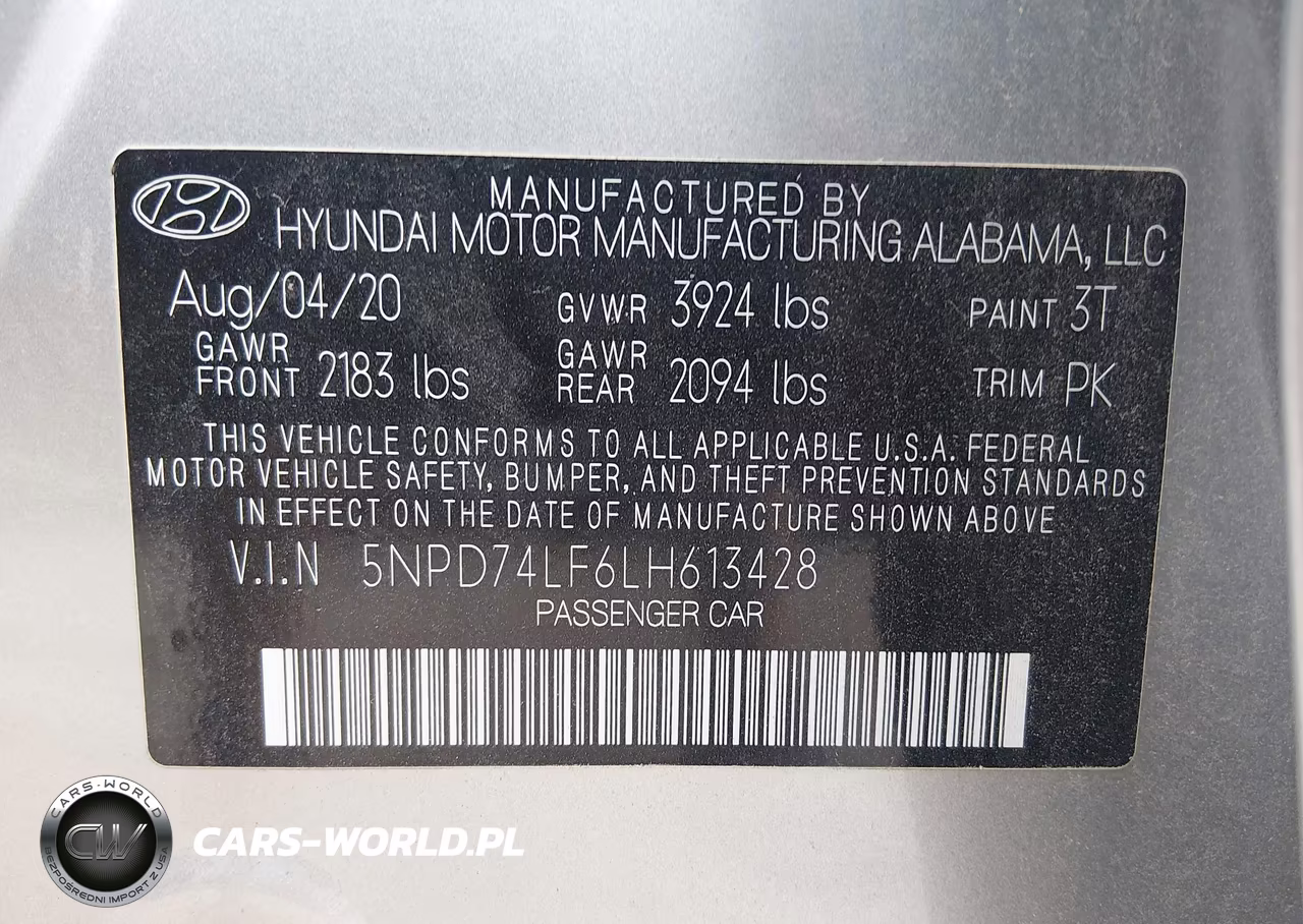 2020 Hyundai Elantra Se VIN:5NPD74LF6LH613428 - 9