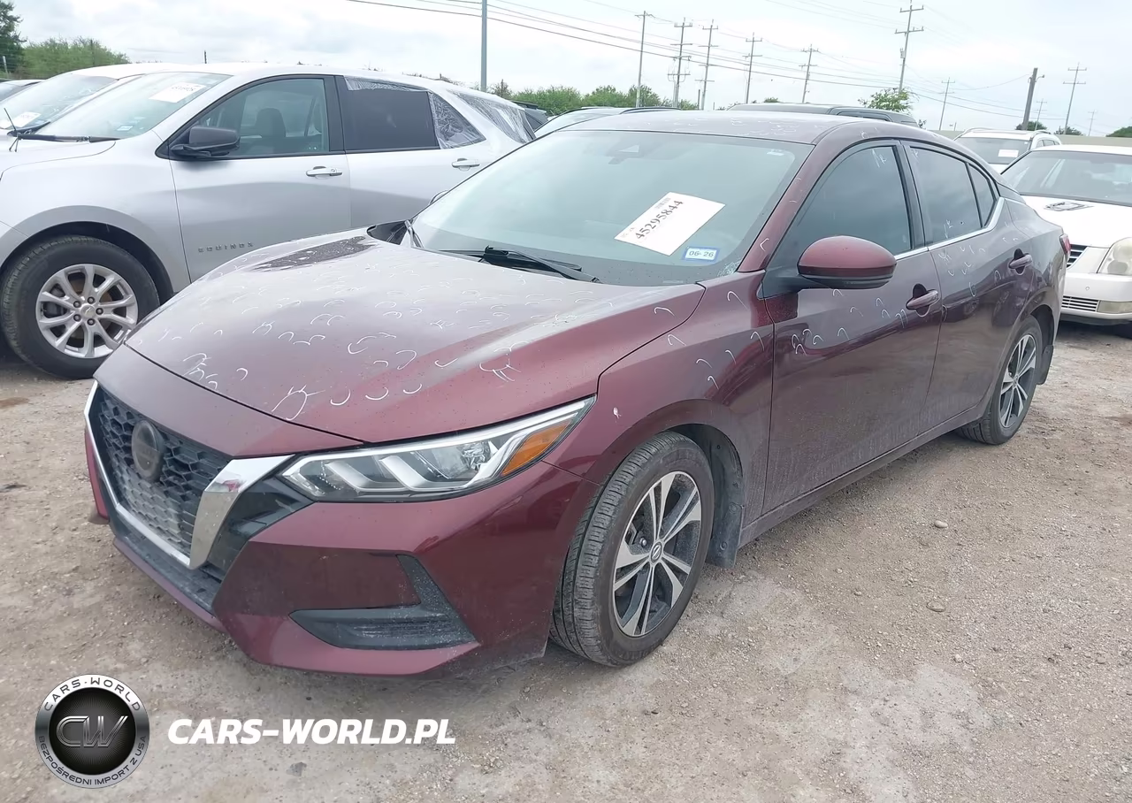 2020 Nissan Sentra Sv Xtronic Cvt VIN:3N1AB8CV5LY274537 - 2