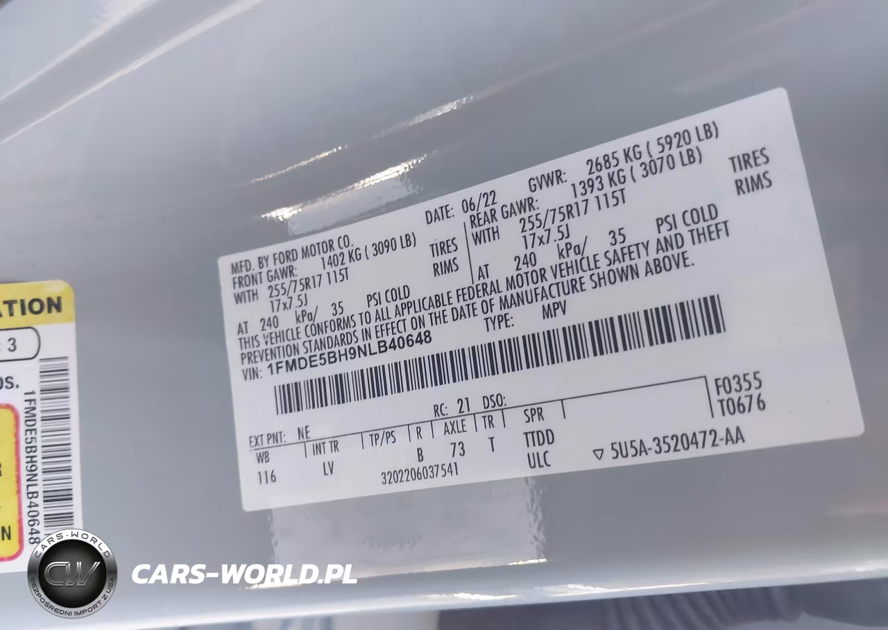 2022 Ford Bronco Big Bend VIN:1FMDE5BH9NLB40648 - 9
