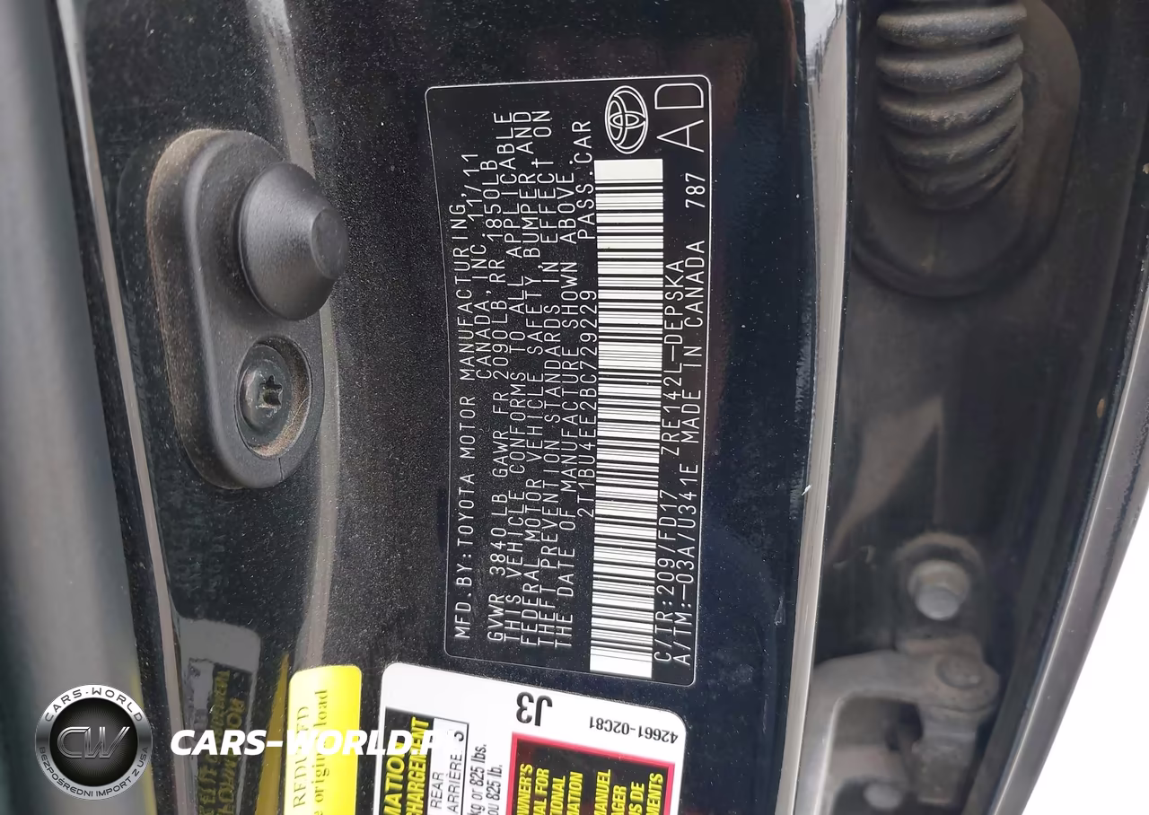 2011 Toyota Corolla S VIN:2T1BU4EE2BC729229 - 9