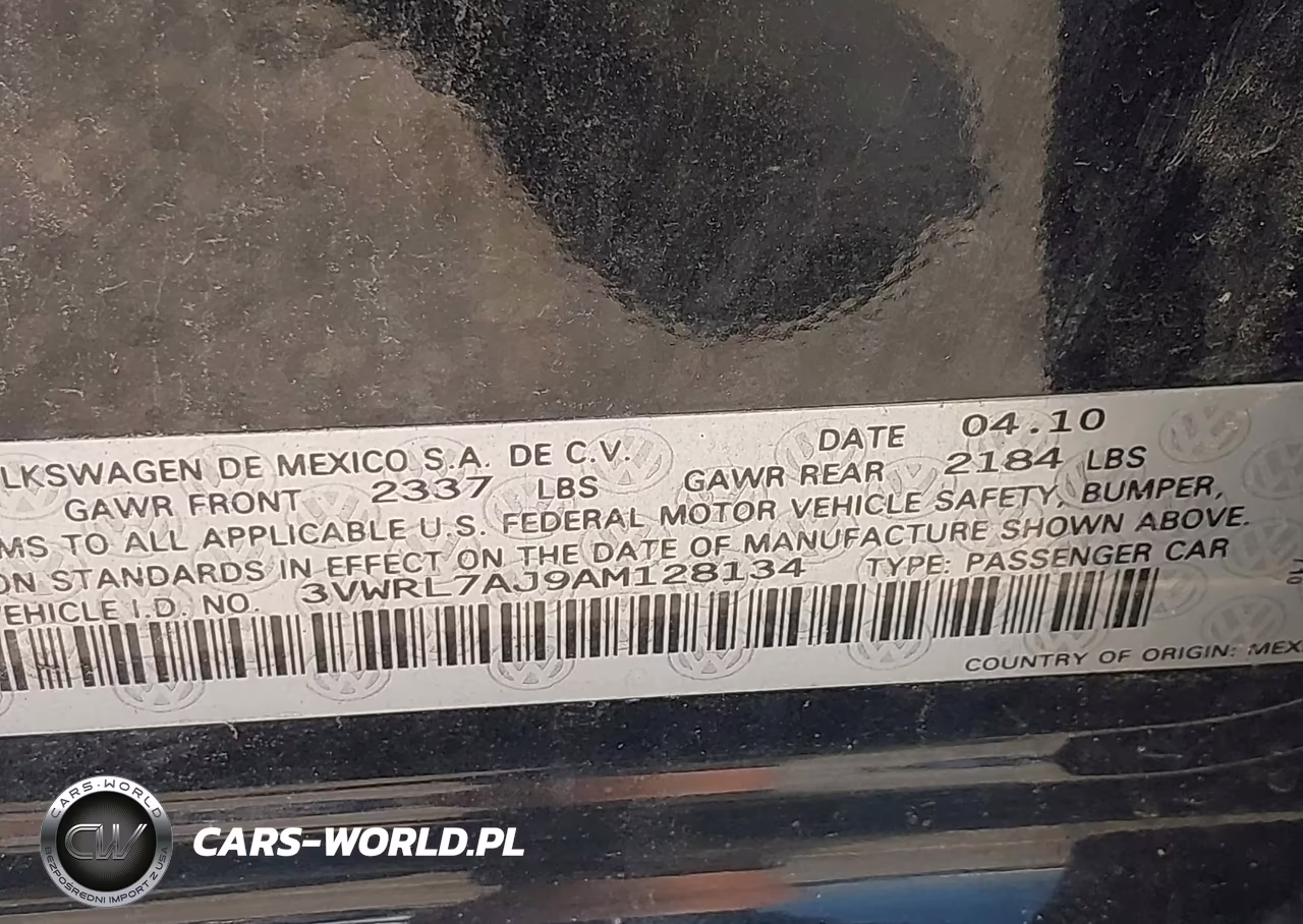2010 Volkswagen Jetta Tdi VIN:3VWRL7AJ9AM128134 - 9