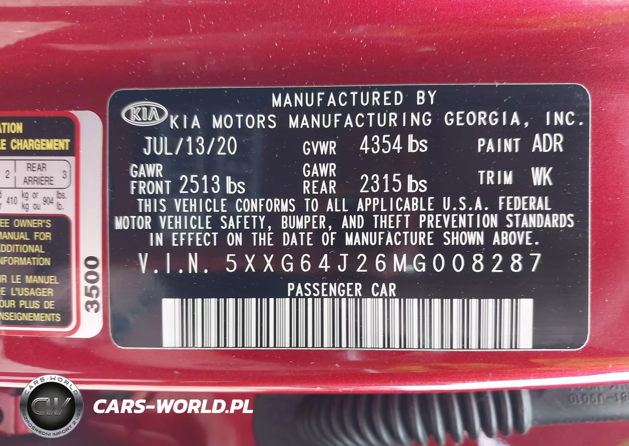 2021 Kia K5 Gt-Line VIN:5XXG64J26MG008287 - 9