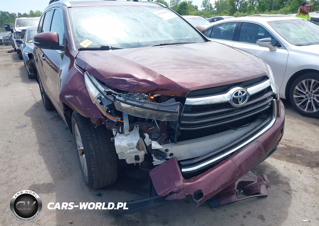 2015 Toyota Highlander Xle V6 VIN:5TDJKRFH3FS136340 - 6