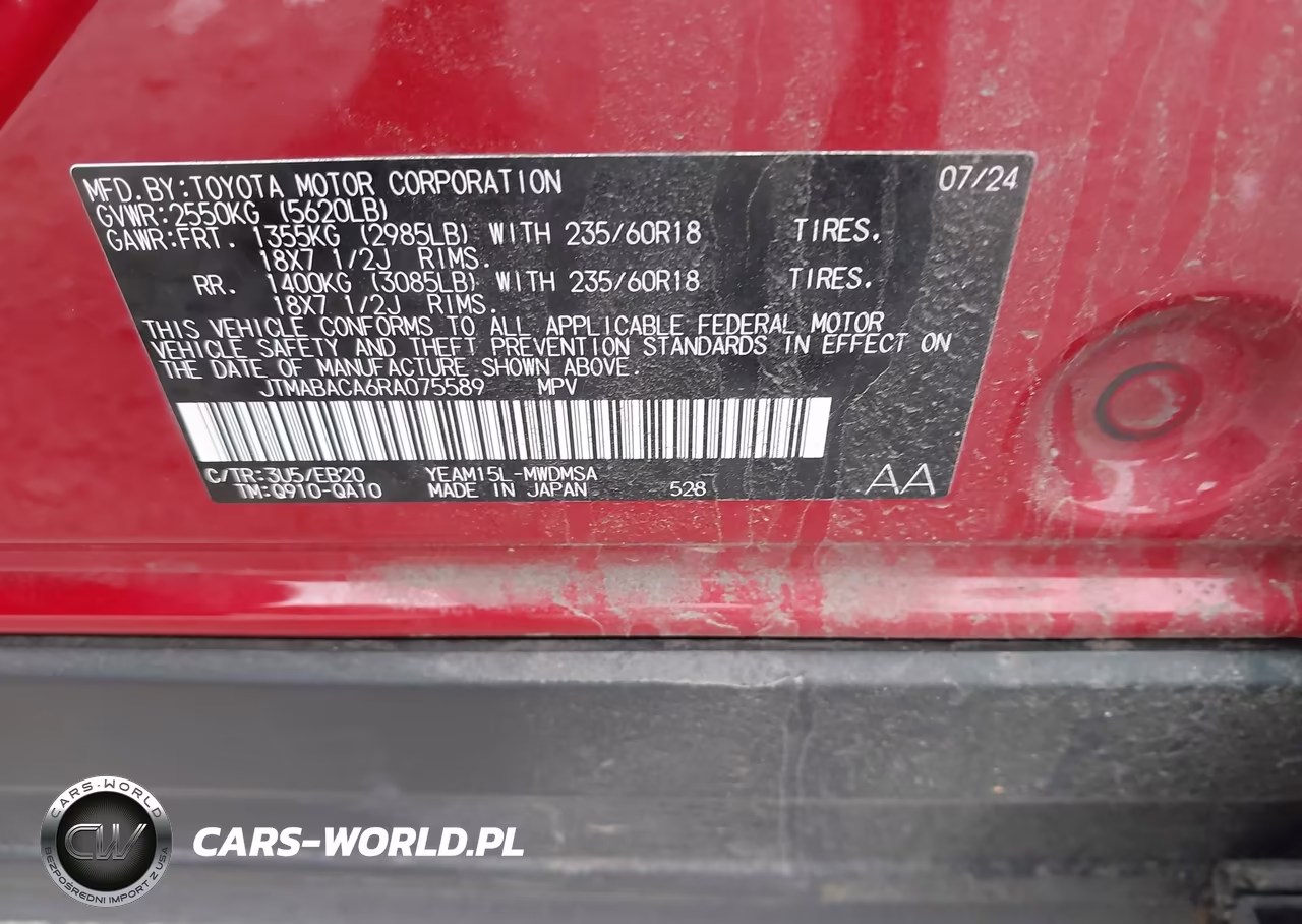 2024 Toyota Bz4X Xle VIN:JTMABACA6RA075589 - 9