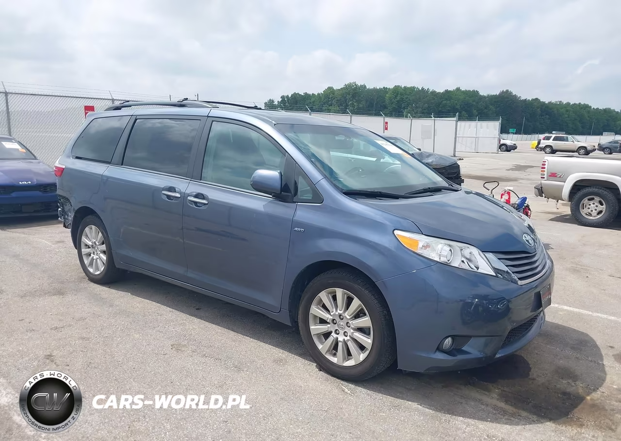 2016 Toyota Sienna Xle Premium 7 Passenger