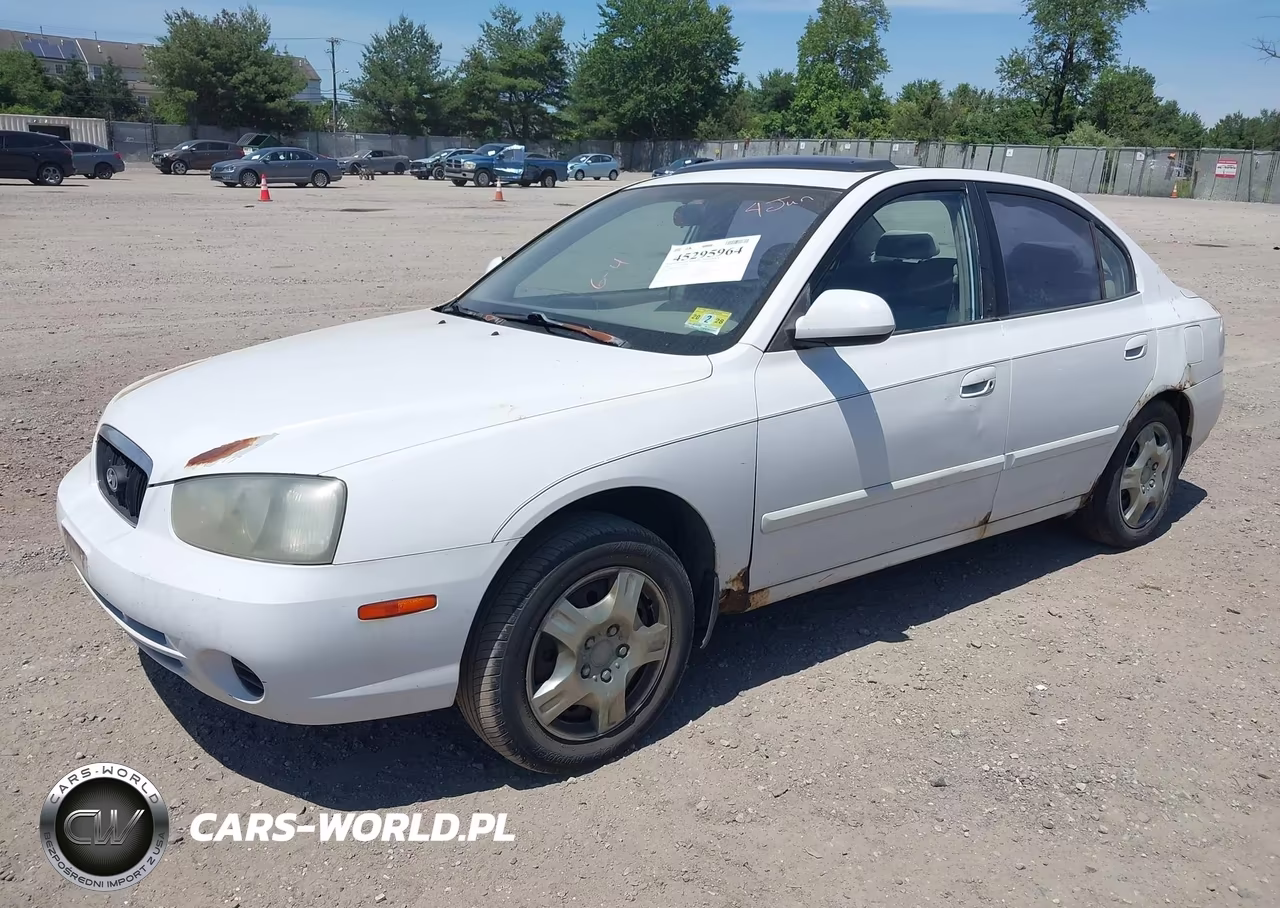 2002 Hyundai Elantra Gls VIN:KMHDN45D72U304214 - 2