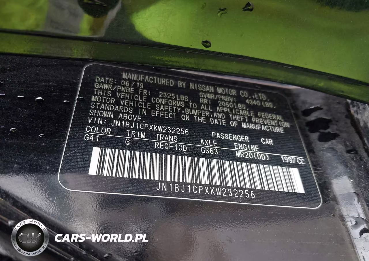 2019 Nissan Rogue Sport Sl VIN:JN1BJ1CPXKW232256 - 9