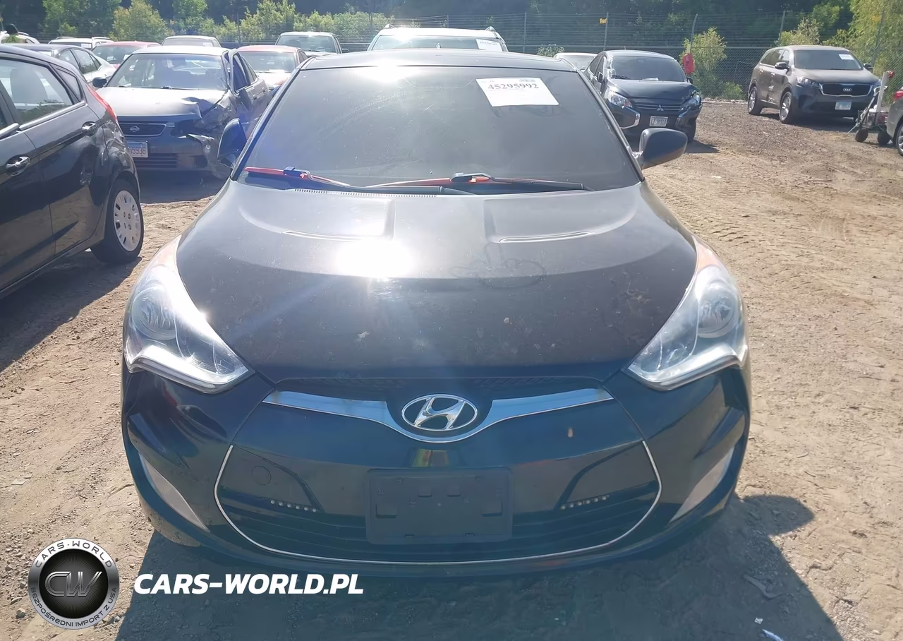 2013 Hyundai Veloster Base W-Gray VIN:KMHTC6AD1DU104662 - 6